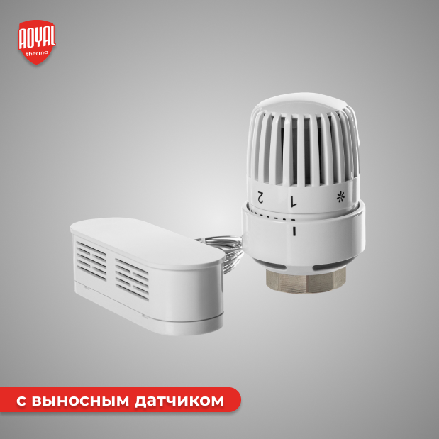 Термоголовка Royal Thermo с выносным датчиком М30 х 1,5