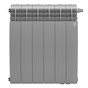 Biliner 500 Silver Satin VR (Нижнее подключение) 6 секций