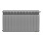 Biliner 500 Silver Satin VR (Нижнее подключение) 12 секций